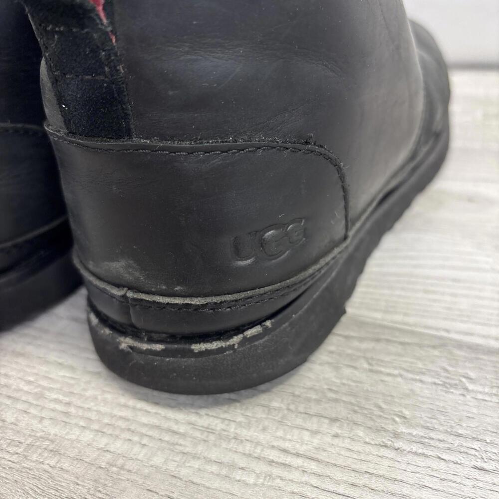 UGG Neumel Weather II Waterproof Black Leather Chukka Boots Size US 11 Men - Picture 9 of 16
